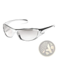 Cyberpunk Metallic Shield Sunglasses with Pc Lenses