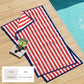 Oversized Striped Border Cabana Beach Towel - Santa Cruz