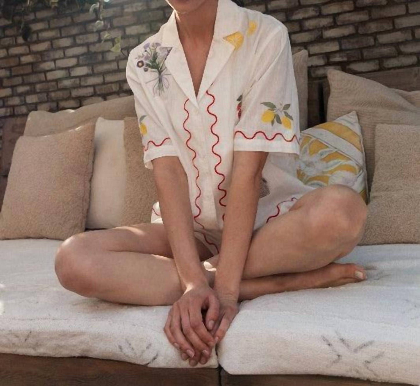 In-Loom - Avery Embroidered Short Set