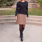 Karen Kane - Bias Cut Plaid Skirt