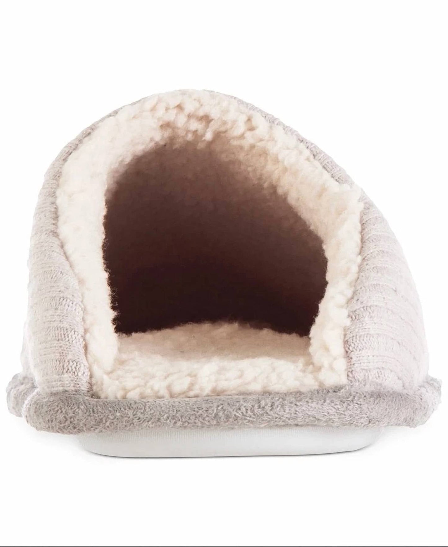 Isotoner - Women's Fine Guage Rib Knit Scuff Slippers