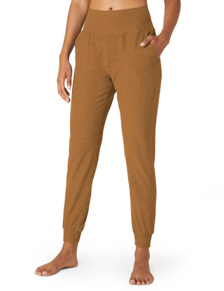 Além do Yoga - Calça de moletom midi Spacedye