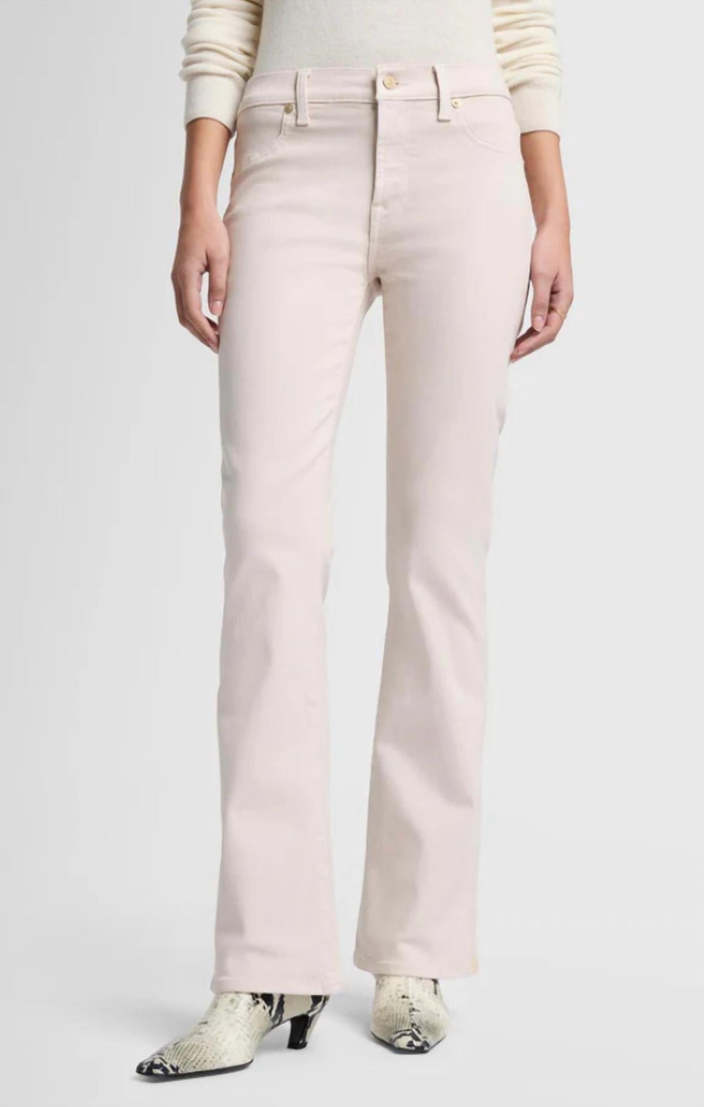 7 For All Mankind - Tailorless Coated Bootcut Jeans