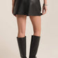 Z Supply - CIERA FAUX LEATHER MINI SKIRT