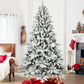 7ft Flocked Christmas Tree with 1514 Tips