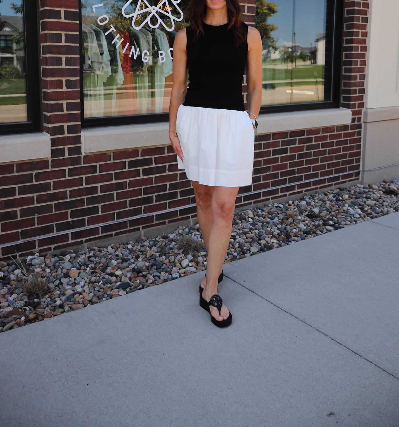 Pistola - Adrienne Mixed Media Mini Dress