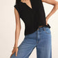 Z Supply - CLIFFSIDE V-NECK AIRY GAUZE TOP