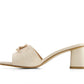 Andrea - Women's Slip On Heeled Sandals