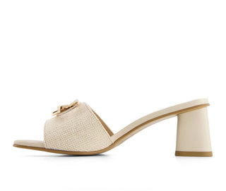 Andrea - Sandálias de Salto Feminino Slip On