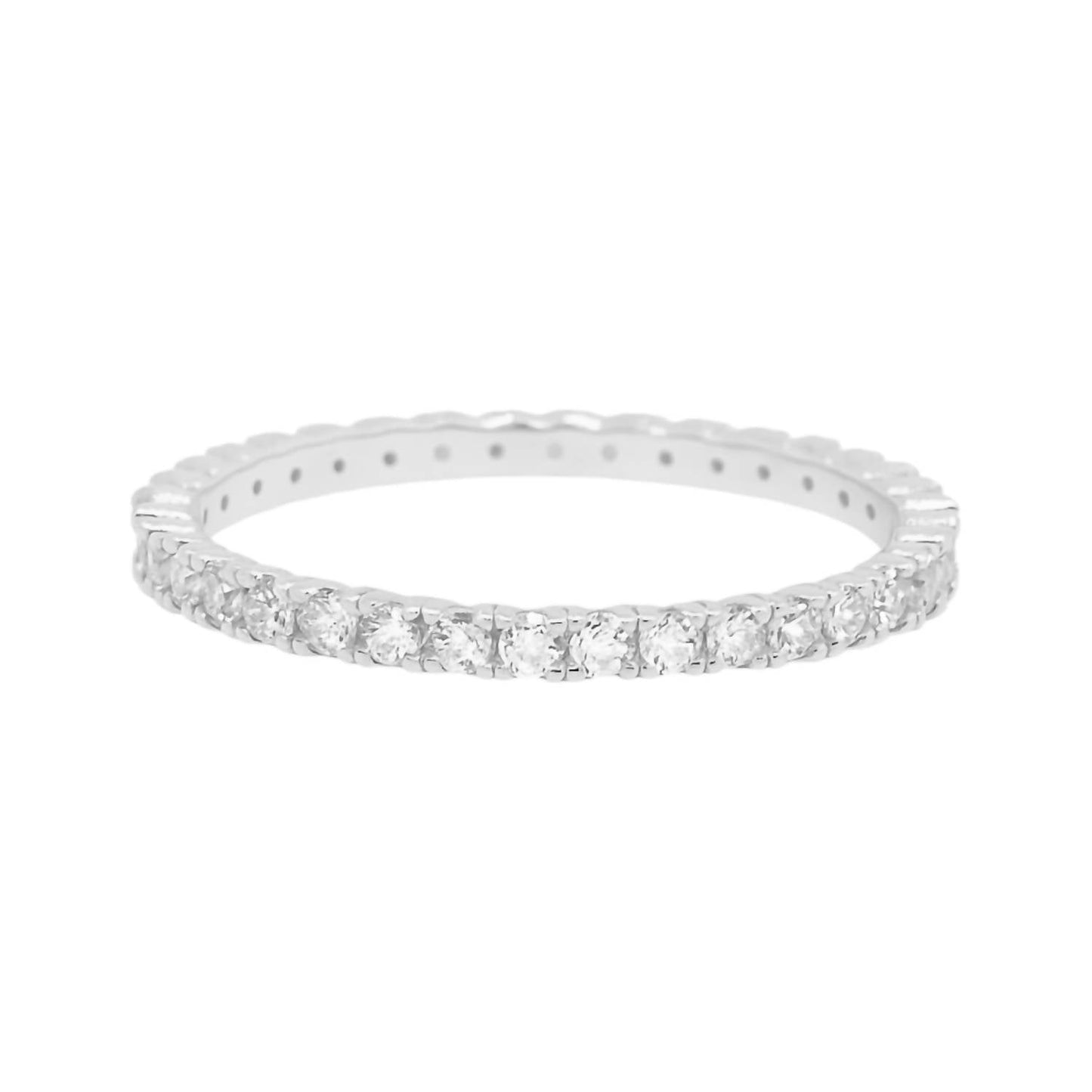 Allyanna Gifts - Women's Moissanite Pave Band Ring