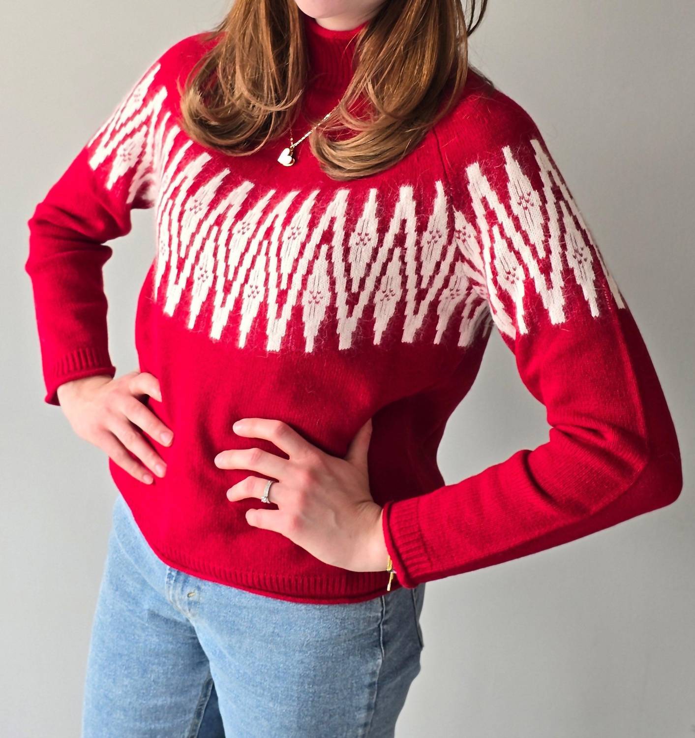 Alashan Cashmere - Sunburst Fair Isle Raglan