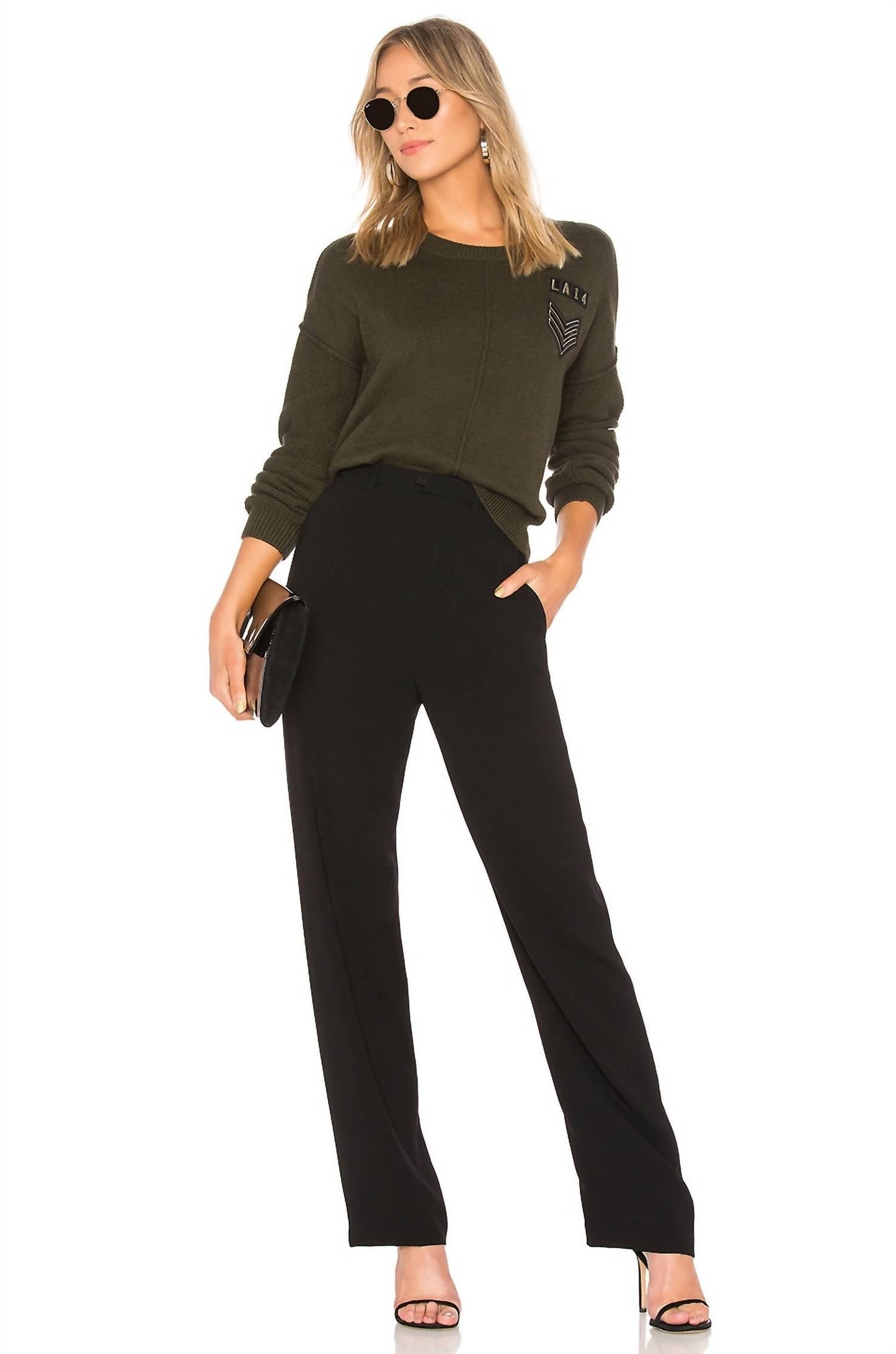 Vince - HIGH WAIST STRAIGHT PANT