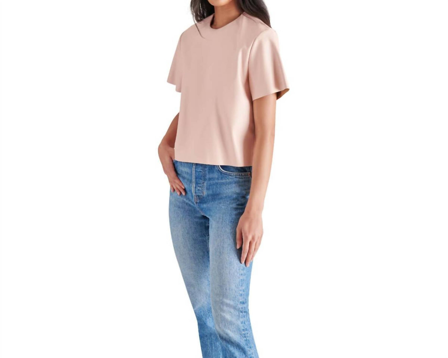 Steve Madden - Ezra Faux Leather Top