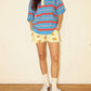 Golden - Celine Striped Polo Top