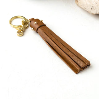 Bijourocks - Chaveiro com borla de latão natural