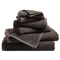 Cotton Diamond Waffle Weave Bath Towel Set - Grayson Collection
