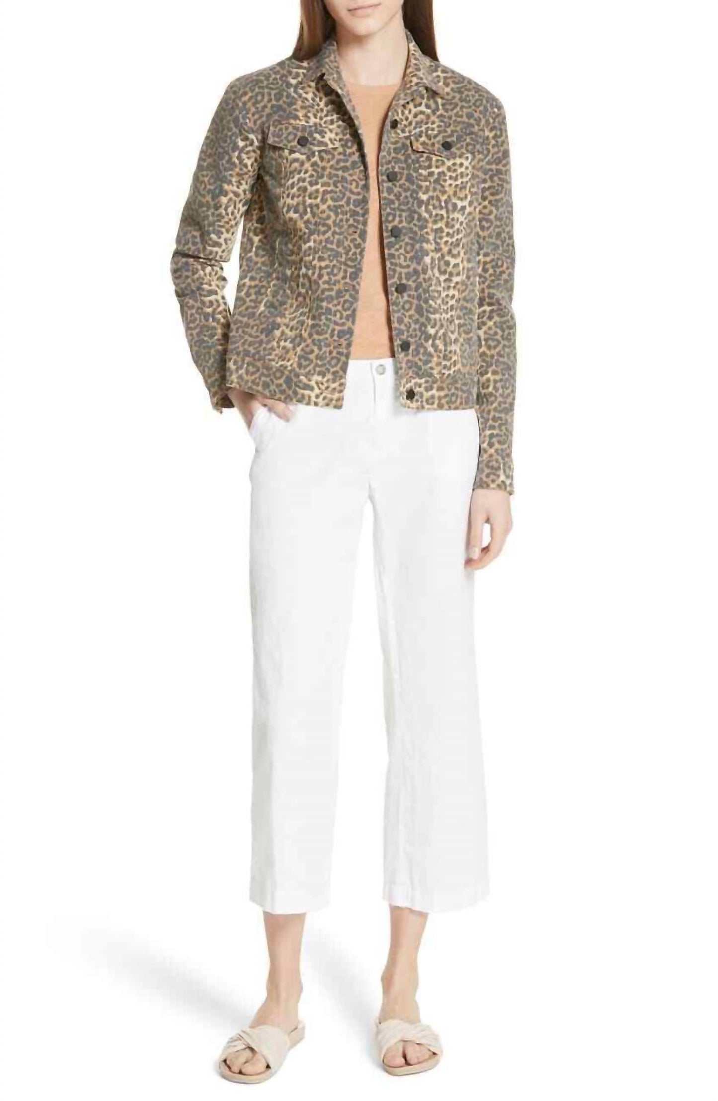 Atm - COTTON POPLIN CROP PANT