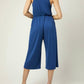 Gilli - Cropped Surplice Jumpsuit