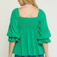 Entro - Square Neck Babydoll Top