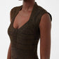 French Connection - Danni Crepe Cap Sleeve Dress
