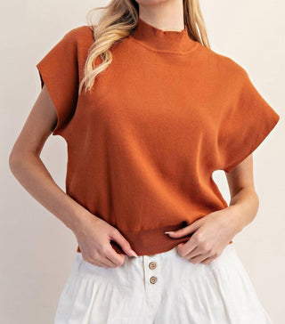 Ee:Some - Haven Mock Neck Knit Top