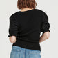 Another Love - Lenore Puffed Short Sleeves Top