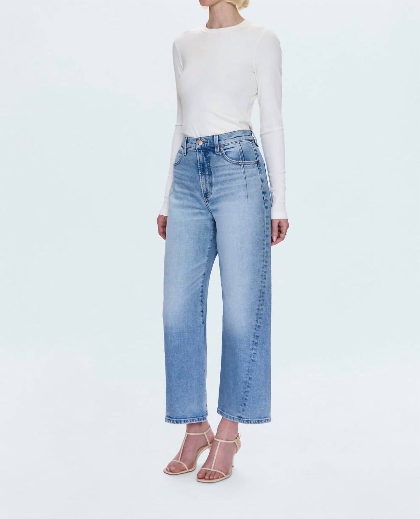 Pistola - Kyra High Rise Bowed Ankle Jeans