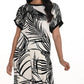 Frank Lyman - Tropical Leaf Print Top