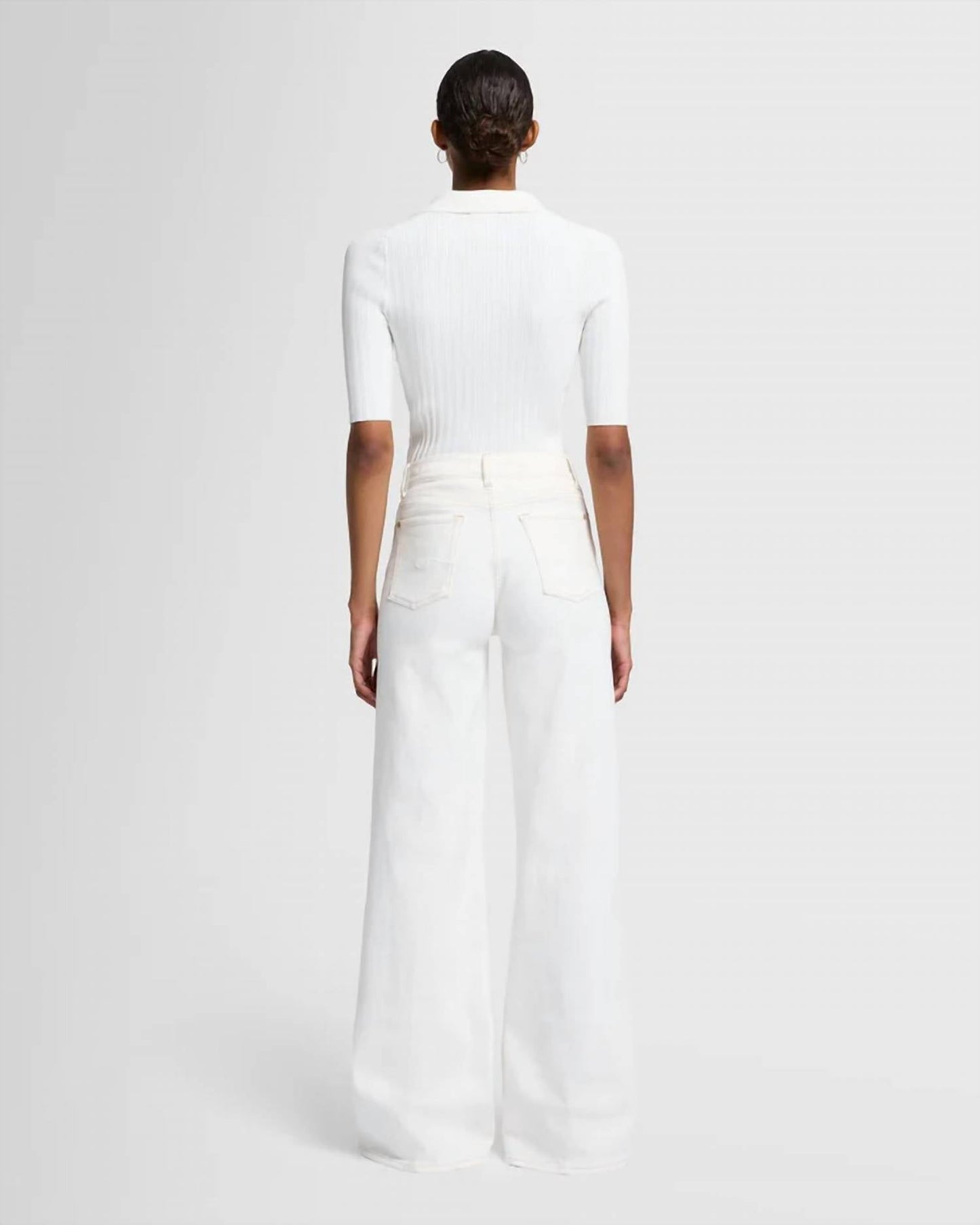 7 For All Mankind - Lotta High Waist Wide Leg Jeans