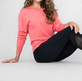 Body Wrappers - Lightweight Vegan Cashmere Hooded Shirt