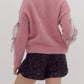 Entro - Embellished Long Sleeve Sweater