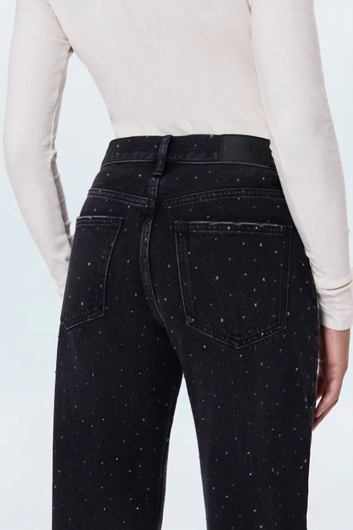 Pistola - Lexi Mid Rise Bowed Straight Leg Jeans
