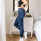 Judy Blue - Mid-Rise Cuffed Skinny Jeans