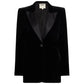 L'Agence - Blazer de smoking estruturado Sheila