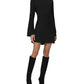 French Connection - Ennis Satin Bell Sleeve Mini Dress