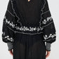 Farm Rio - Embroidered Long Sleeve Blouse