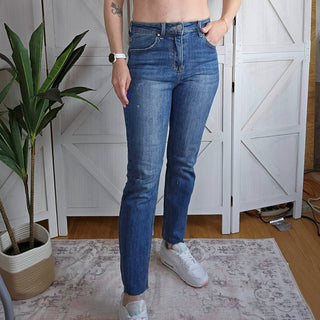 Risen - Calça Jeans Relaxada de Cintura Alta