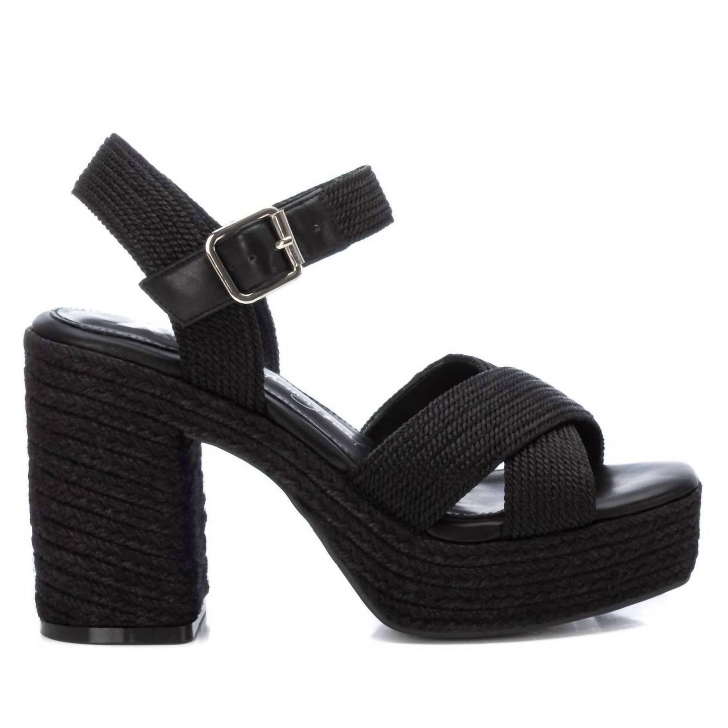 Xti - Women's Heeled Jute Sandals