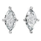 Aamiaa - Women's Marquise Shape 4 Prong Push Back Studs