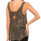 Parker - Fallon Sequin V-neck Top