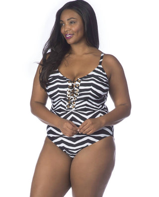 La Blanca - Maiô Plusace Up Wild Safari