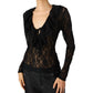 Steve Madden - Elvie Lace V Neck Top