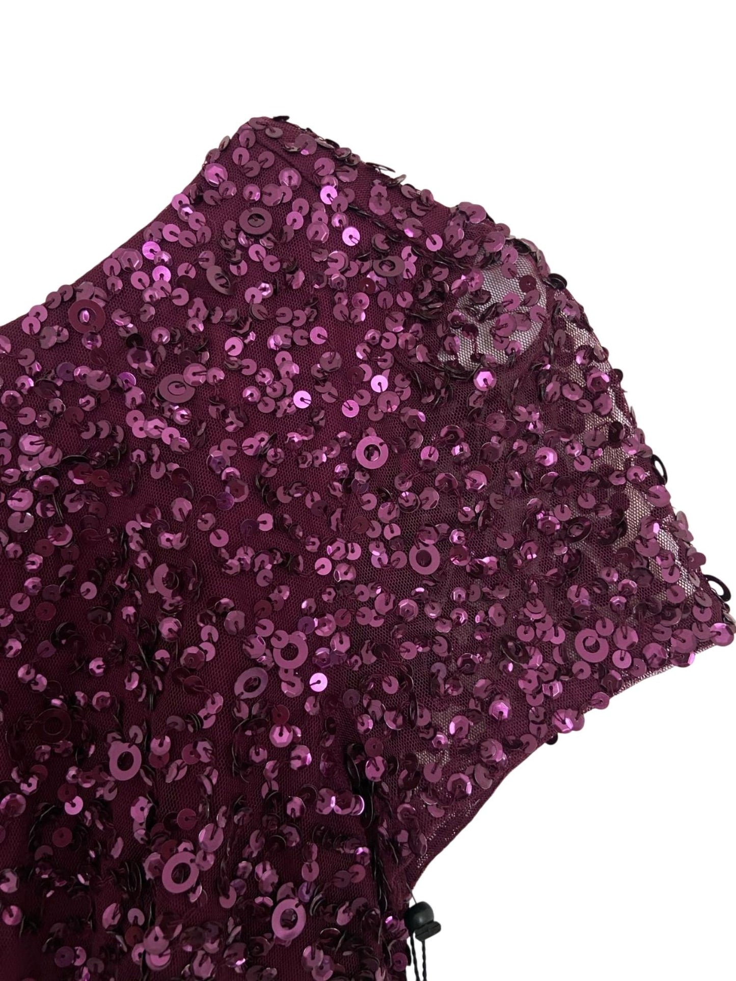 Adrianna Papell - Women's Fully Beaded Cap Sleeve Dress