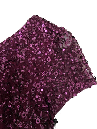 Adrianna Papell - Women's Fully Beaded Cap Sleeve Dress