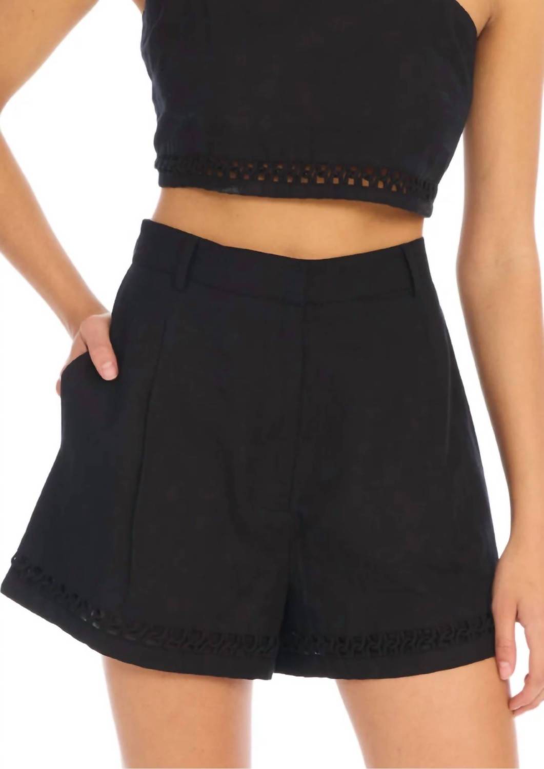 Allison New York - Elise Linen Shorts