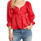 Entro - Iridescent Babydoll Top,
