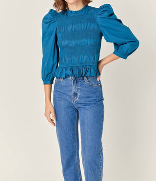 English Factory - Ellis Puff Sleeves Top
