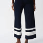 Joseph Ribkoff - Stripe Pull On Wide Leg Culotte Pants