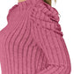 Basic Bae - Ribbed Mock Neck Top With Puff Sleeves