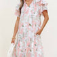 Pretty Bash - Swept Off My Feet Flutter Sleeve Floral Dress
